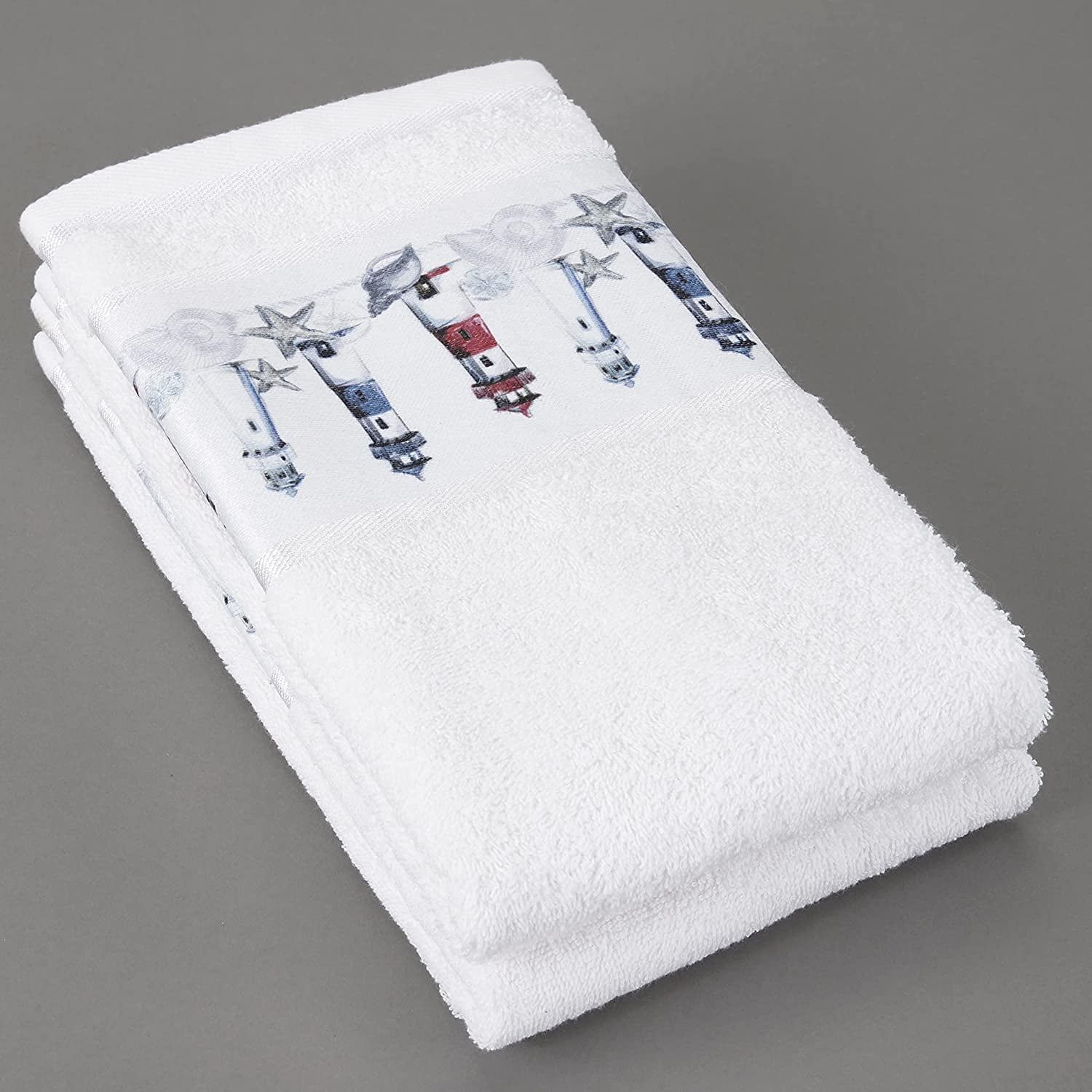 Beach hut hand towel hot sale