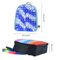 thumbnail image 2 of Silicona Push Bubble Toy Mochila Bolsa De Almacenamiento Autismo Necesidades Especiales Sensorial Stress Reliever Toy Para Niños sonducket AP008127-04, 2 of 6