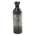 thumbnail image 6 of DecMode 27" Handmade Mosaic Shell Inlay Gray Mother of Pearl Shell Vase with Black Bamboo Base, 6 of 7