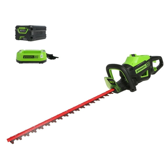 Greenworks 60V 26" Cordless Battery Hedge Trimmer with 2.0Ah Battery & Charger 2212002