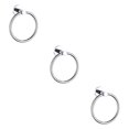 thumbnail image 1 of pitrice Towel Ring Fixing Rings Hanging Rack Convenient Towels Hangers for Indoor Use Hanger Stand for Home Bathroom Kitchen Use Bright color 3Set, 1 of 6