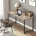 thumbnail image 7 of BestOffice 39.4 inches Computer Desk,Modern Simple Style PC Desk with Metal Frame，Nature, 7 of 7