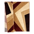 thumbnail image 2 of United Weavers Bristol Area Rug 2050 10034 Zine Burgundy Lines Diagonal 5' 3" x 7' 6" Rectangle, 2 of 2