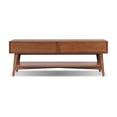 thumbnail image 6 of Alpine Furniture Flynn Rectangular Wood Coffee Table - Chestnut Brown, 6 of 8