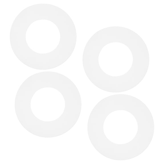 SOPOTUTU Toilet Tank Sealing Washer White Rubber Easy DIY Install for Decor