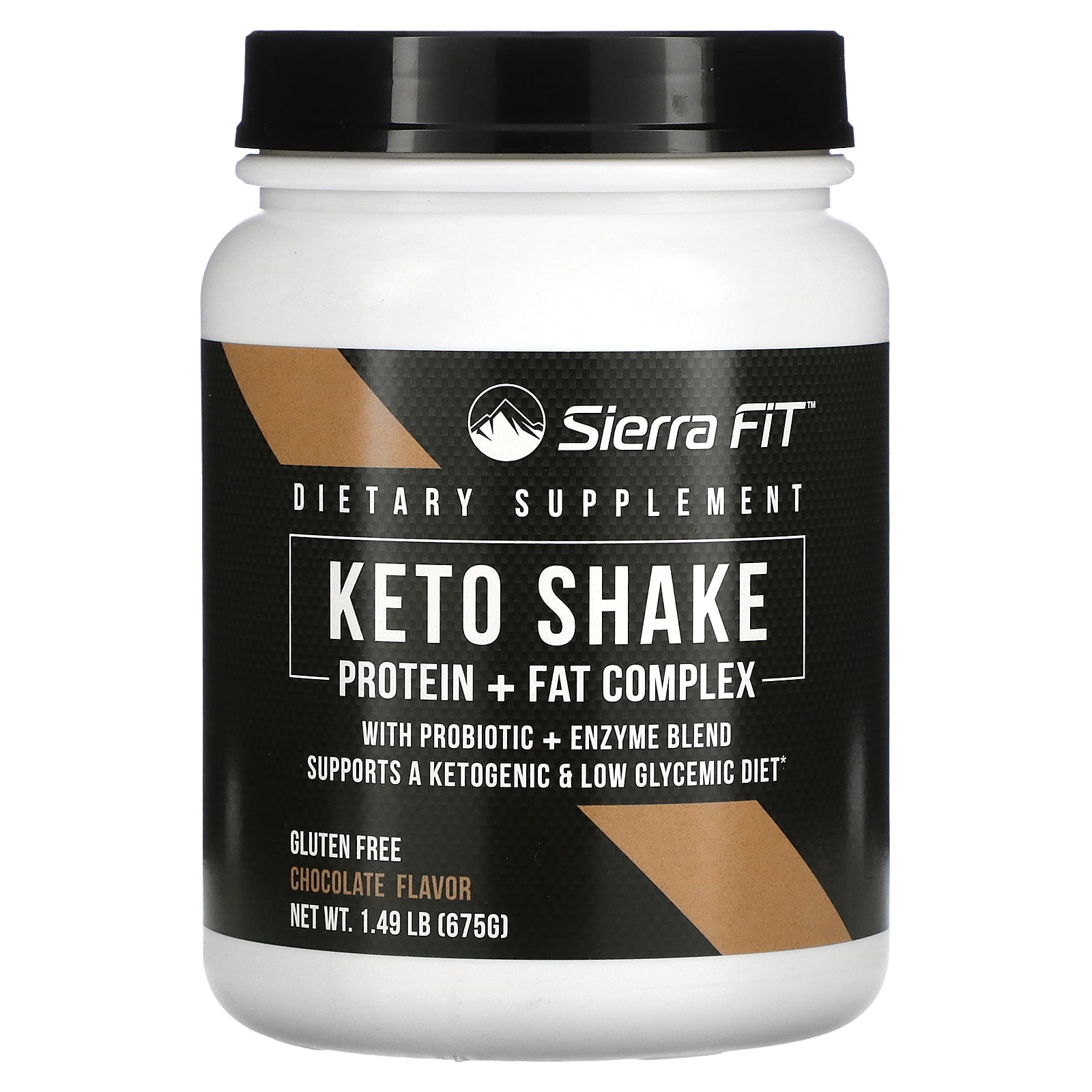 Keto Shake, Protein + Fat Complex with Probiotics, Dutch Cocoa