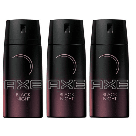 AXE BLACK NIGHT 150ml  (PACK OF 3)