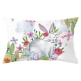 thumbnail image 1 of BotaniNest Easter Single-sided brushed peach skin Square Decorative Pillow Case Cover, 1 of 3