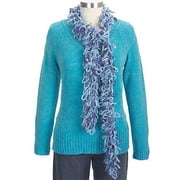 Faded Glory - Women's Chenille V-Neck & Scarf Set