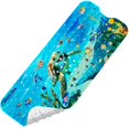thumbnail image 1 of Alfombra de bañera Elisstaence, antideslizante, extralarga, 100 x 40 cm, diseño de tortuga, 1 of 9