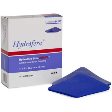 Hydrofera HBRS4520 Blue RDY Antibacterial Foam Dressing - Box of 10