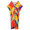 thumbnail image 5 of Edolynsa Kaftan Dresses for Women V Neck Swimsuit Cover Up Caftan Dress Plus Size Oversized Long Beach Dress Casual Loungewear Long Tops, 5 of 11