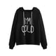 thumbnail image 1 of Sudadera con capucha SweetyRocks para mujer, manga larga, talla L, 1 of 6
