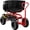 Red, variant on Adjustable 360° Swivel Garden Seat with Wheels, Rolling Gardening Stool with Storage Basket and Extendable Handle for Outdoor Use