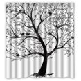 thumbnail image 1 of ABPHQTO Cortina de ducha Life Trees Cortina de ducha impermeable 160x180 cm, 1 of 2