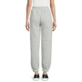 thumbnail image 3 of No Boundaries Pull On Fleece Joggers, 28" Inseam, Wlomen's and Women's Plus, 3 of 5