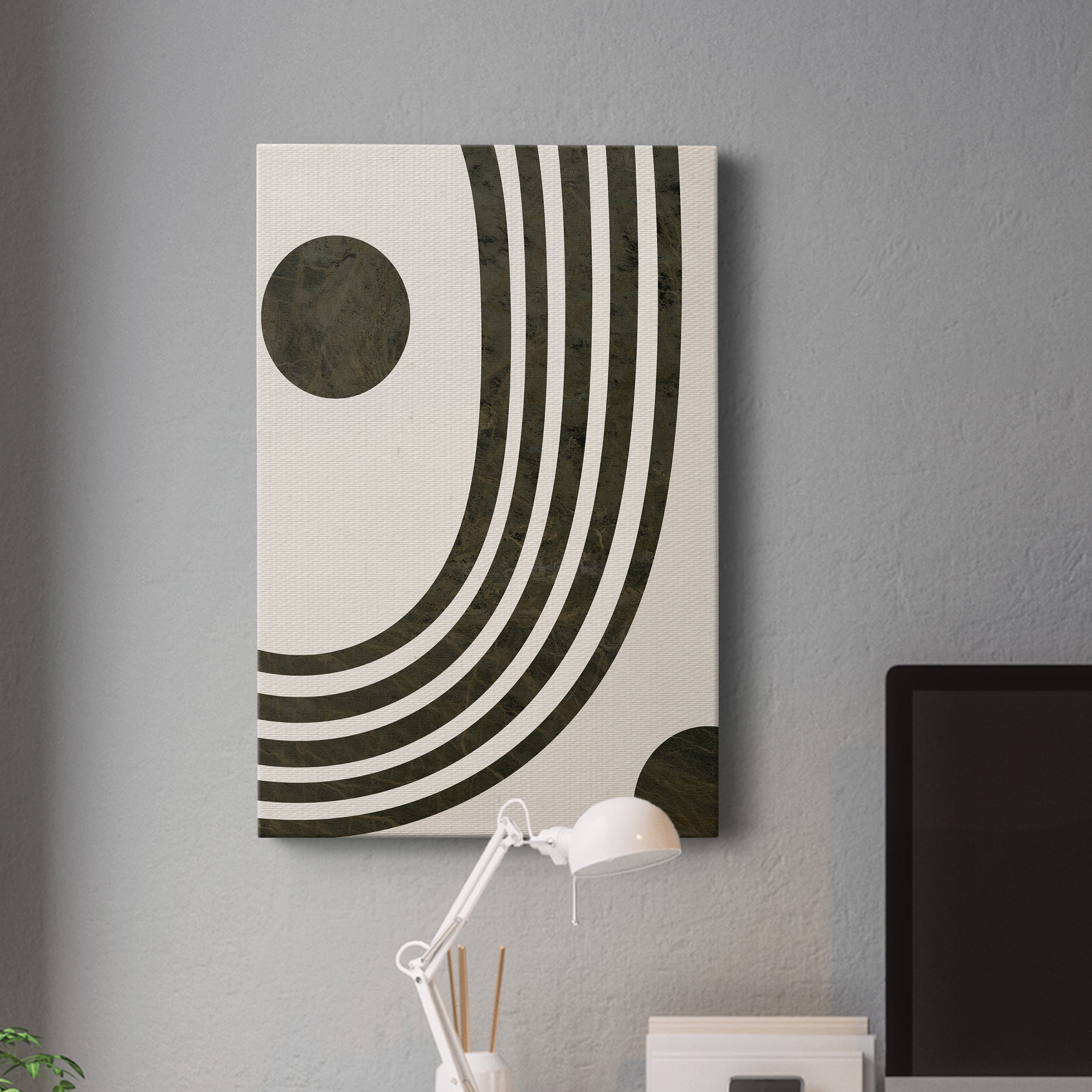 Tubular Abstract I Premium Gallery Wrapped Canvas - Ready to Hang - 12 x 18