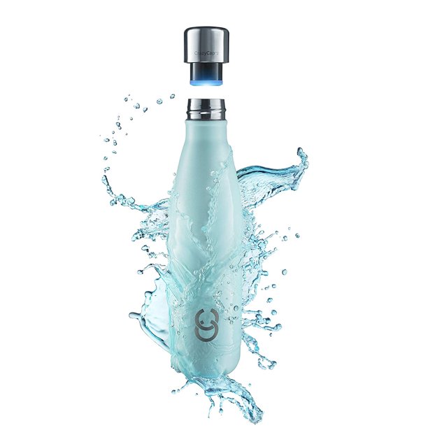 CrazyCap UV Water Bottle Purifier for Water Purification + Self