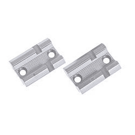 Winchester 70 2 Piece Top Mount Base Set Silver - (Best Aftermarket Trigger For Winchester Model 70)
