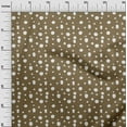 thumbnail image 3 of oneOone Silk Tabby Dark Olive Green Fabric Abstracts Dress Material Fabric Print Fabric By The Yard 42 Inch Wide, 3 of 5