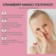 thumbnail image 2 of Strawberry Mango Kids Toothpaste - Hydroxyapatite & Silica for Sensitive Gums & Teeth Shine | Gentle Oral Care, 114g/4oz, 2 of 5