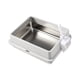 thumbnail image 5 of Caja de arena para mascotas abierta, inodoro para gatos con pala, bacinilla para gatos, bandeja de arena para gatos lavable, caja, 5 of 9