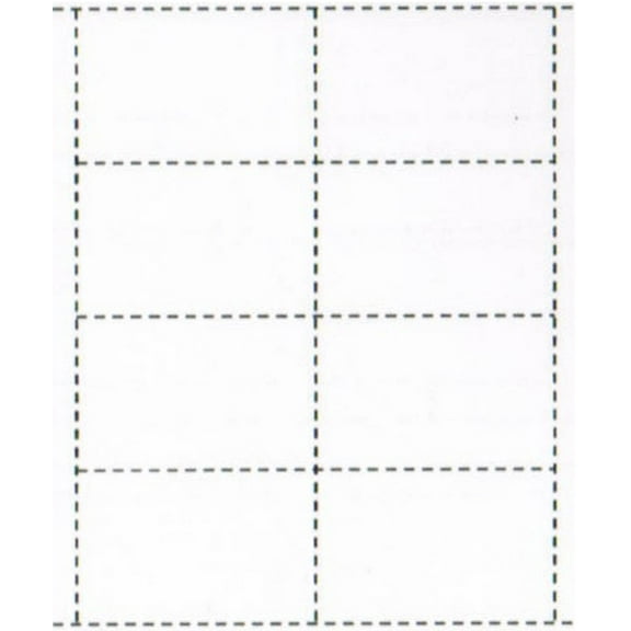 Name Badge Inserts (2.5"x 3.5") 8-UP Perfed on 8.5"x 11" White Vellum-100 Sheets