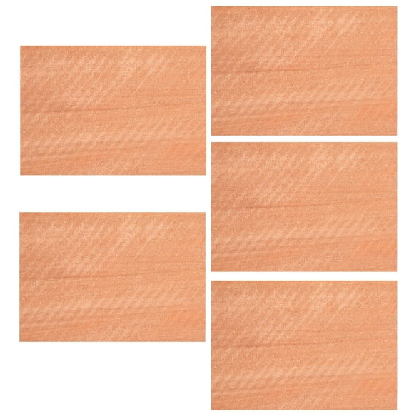 FOMIYES 5 Sheets Living Room Decoration DIY Wood Grain Desktop Sticker for Designers
