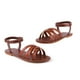 thumbnail image 1 of Sandalias planas cómodas sandalias de vestir con punta abierta zapatos para caminar para mujer, 1 of 9