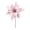 Pink, variant on Burgundy Artificial Poinsettia Flower Ornament with Glitter Finish for Christmas Tree Decoration