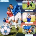 thumbnail image 4 of Youkk Luminous Football Ball For Fun And Competitive Soccer Training Soft PVC Cover white, 4 of 6