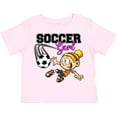 thumbnail image 3 of Inktastic Soccer Girl Girls Toddler T-Shirt, 3 of 5