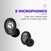 Raycon Everyday Bluetooth Wireless Earbuds with Microphone - Active Noise Cancelling, Sweat & Water-Resistant Earphones, Ear Buds Wireless Bluetooth Up to 32 Hours Playtime (Purple)