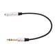 thumbnail image 3 of Cable adaptador de micrófono estéreo de metal, cable adaptador de audio de 1 pie, cable adaptador de audio estéreo, cable adaptador de micrófono optimizado para la excelencia, 3 of 9