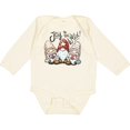 thumbnail image 3 of Inktastic Joy to the World Christmas Gnomes Boys or Girls Long Sleeve Baby Bodysuit, 3 of 5