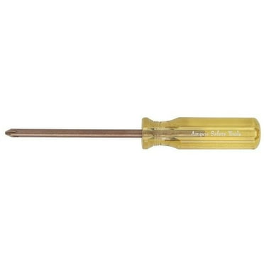 Ampco Safety Tools NonSpark Phillips Screwdriver, #0 S-1098