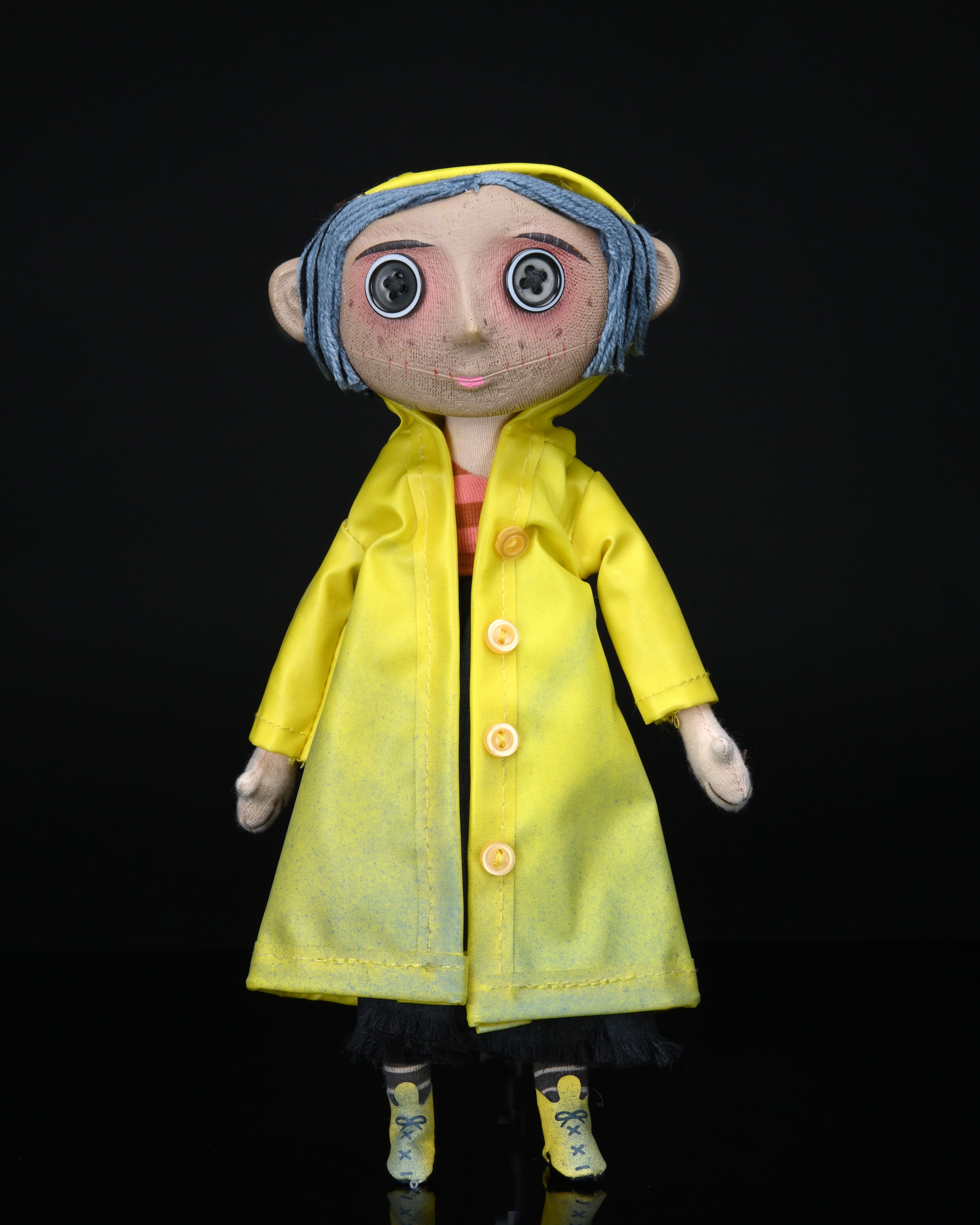 NECA Coraline: Coraline Posable 10-Inch Yarn Hair, Button Eyes