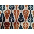 thumbnail image 4 of oneOone Cotton Poplin Rust Brown Fabric Leaves Block Craft Projects Decor Fabric Printed By The Yard 56 Inch Wide, 4 of 4