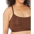 thumbnail image 3 of Calvin Klein Women's Plus Form to Body Unlined Bralette, Umber, 1X., 3 of 4