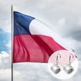 thumbnail image 5 of FRCOLOR Flag Pole Ring 2 PCS/Set 1 inch Rotating Flag Pole Clip Mounting Rings with Metal Clips,1.97"X1.57"X1.18", 5 of 5