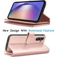 thumbnail image 4 of Tiflook Galaxy A54 5G Case, Galaxy A54 5G Wallet Case, Luxury PU Leather Cash Credit Card Slots Holder Carrying Folio Flip Cover [Detachable Magnetic Hard Case] Kickstand for Samsung A54 5G [Pink], 4 of 6