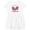 thumbnail image 3 of Inktastic Mommy's Racing Princess Pink Race Car Girls Toddler Dress, 3 of 5