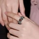 thumbnail image 4 of Anillo Feng Shui Original Vintage para hombres y mujeres, amuletos para la buena suerte y protección de la riqueza, joyería de sapo dorado, 4 of 4