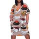thumbnail image 1 of Sushi Poodle-vestido de noche holgado con bolsillos para mujer ropa de verano vendaje, 1 of 6