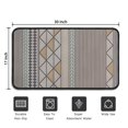 thumbnail image 5 of Beige Geometric Triangle Stripe Pattern Door Rugs,Washable Non Slip Door Mats Indoor,Decorative Door Mats,Entry Mat Indoor for Entrance,Bedroom,Kitchen,Bathroom,30"x17", 5 of 6
