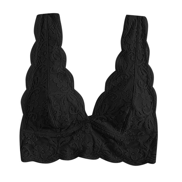 None Latest Classic Deep V Style Hollow Design Wire Women Lace Beauty