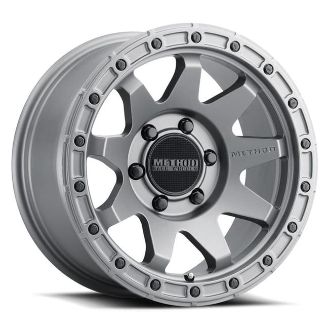 Method Wheels Mr Mr317 17x8 5 Mm Offset 6x5 5x106 25 Mm Cb Wheel 44 Matte Titanium Walmart Canada