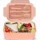 thumbnail image 1 of Lunch Box, 1400ml Bento Lunch Box For Adults And Children, Food Container With 3 Compartments, 1 of 5