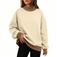 thumbnail image 6 of Uootdi Women Fall Clothes Womens Oversized Turtleneck Long Sleeve Color Block Sweatshirts Pullover Hoodies Tops Trendy with Pocket, 6 of 9