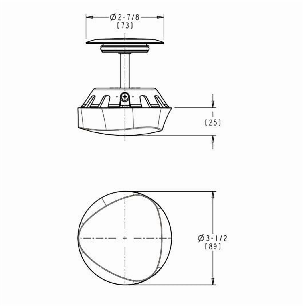 Geberit 151.550.21.1 TurnControl Trim Kit Chrome Bath Waste Overflow